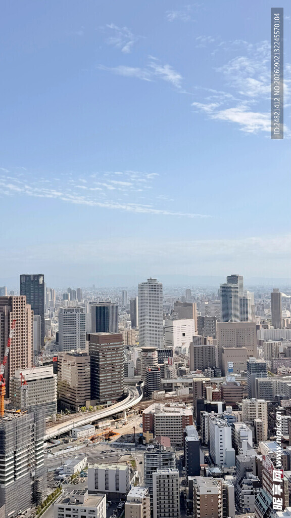 俯瞰繁华都市景观