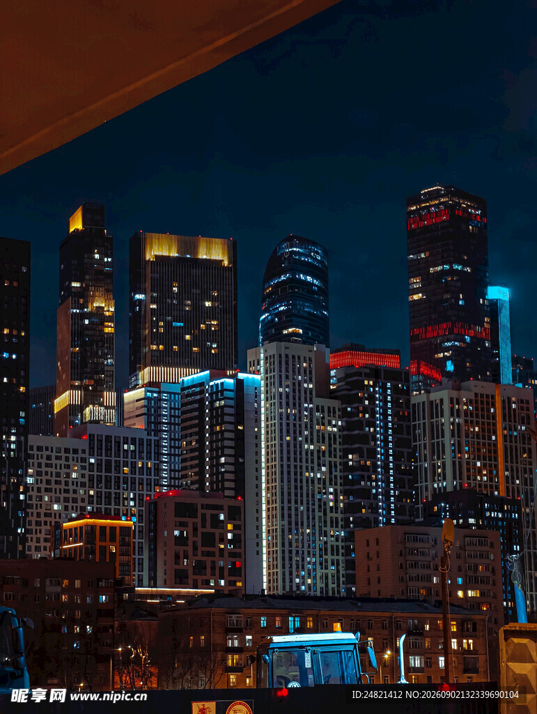 都市璀璨夜景