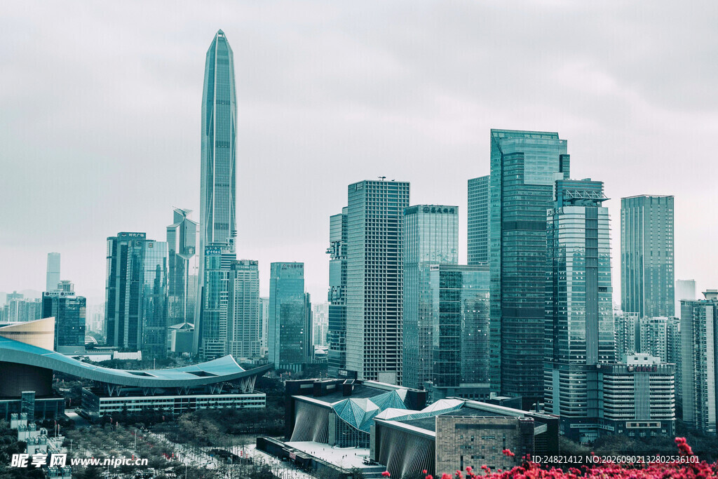 深圳城市天际线壮观景象