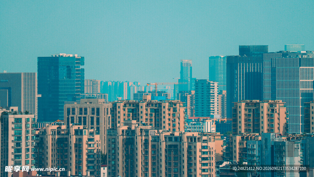 城市高楼景观