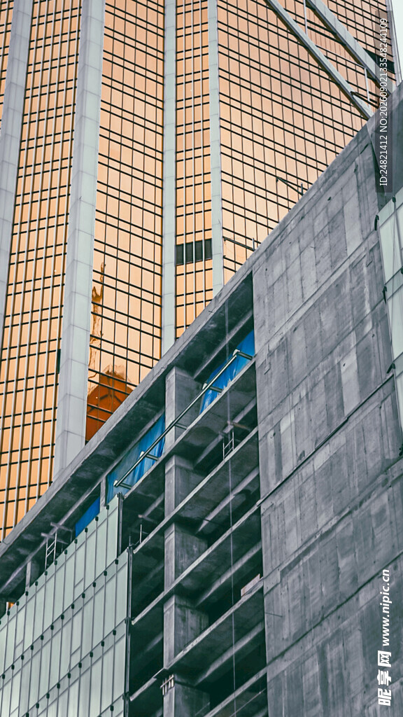 城市建筑局部景观