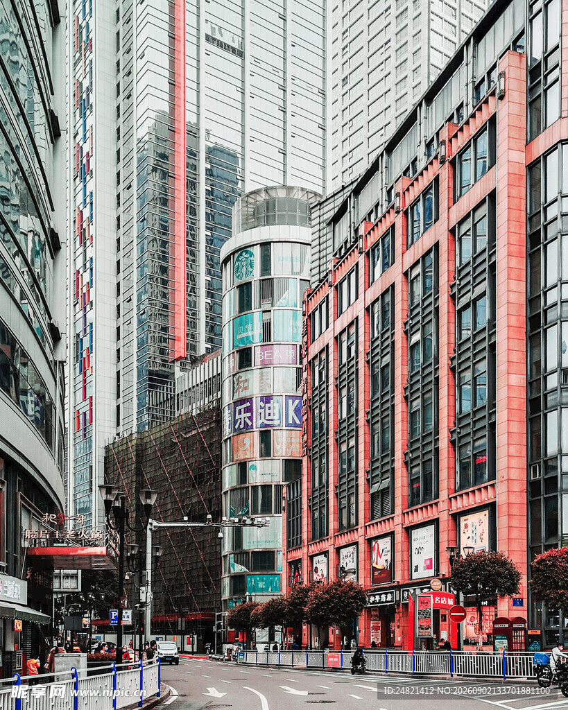 都市繁华街景