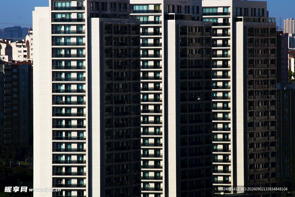 高层住宅楼外观