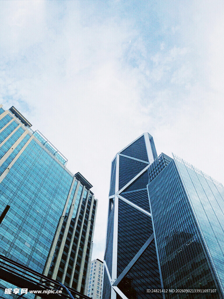 都市摩天大楼景观