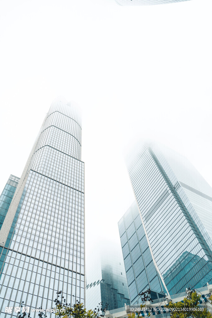 都市摩天大楼景观