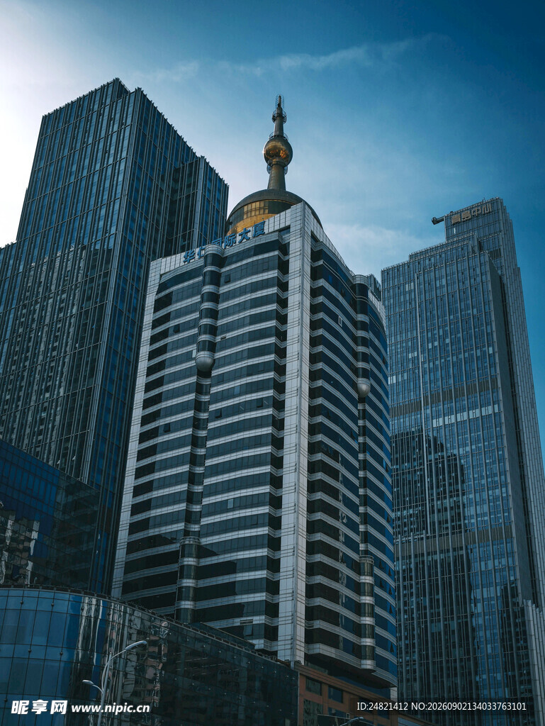都市摩天大楼景观
