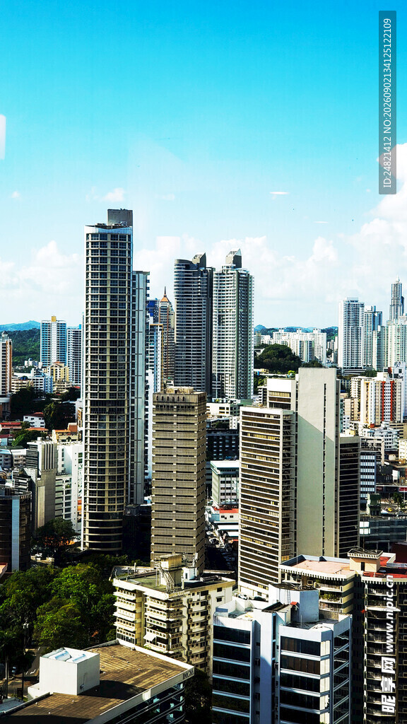 繁华都市高楼景观