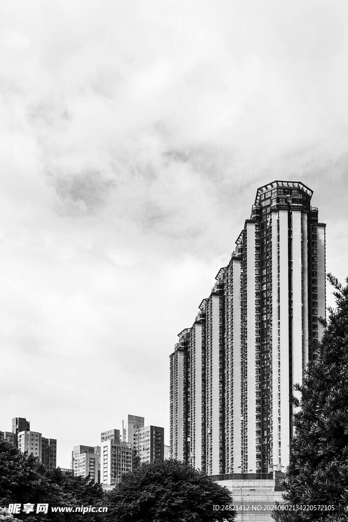 城市高楼建筑景观