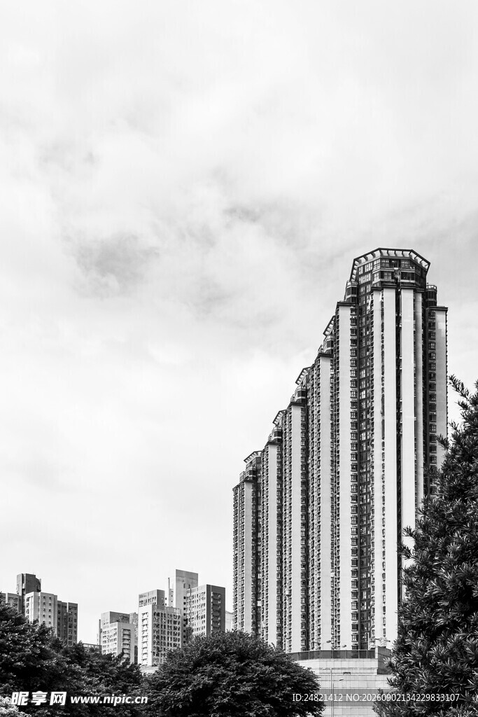 城市高楼建筑景观