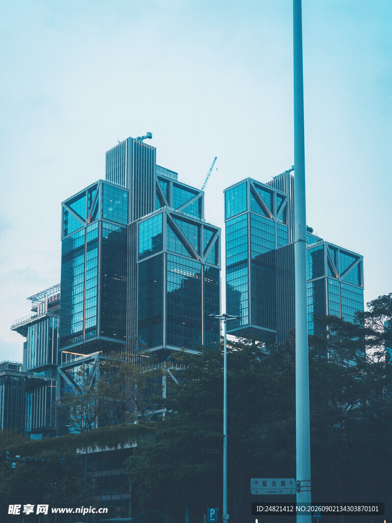 现代都市高楼景观
