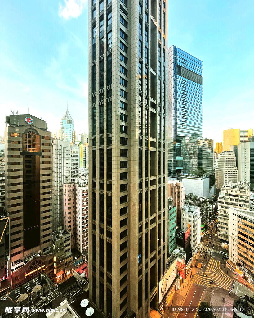 都市繁华高楼景观