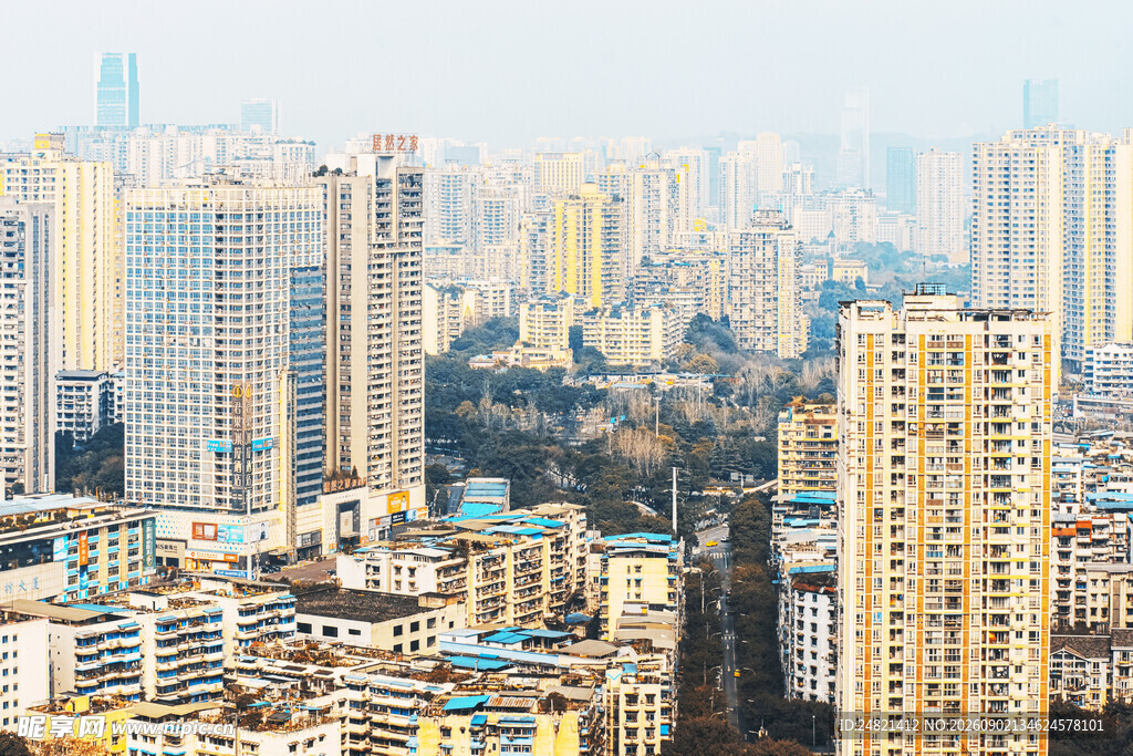 城市高楼景观