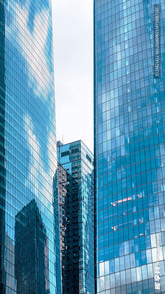 现代都市摩天大楼景观