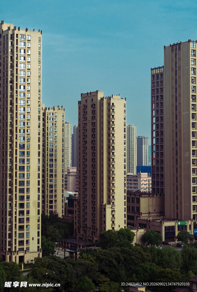 城市高楼景观