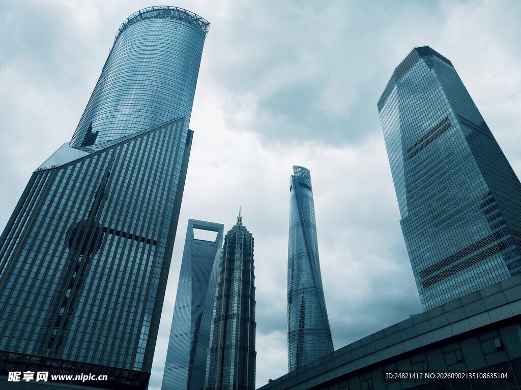 都市摩天大楼景观
