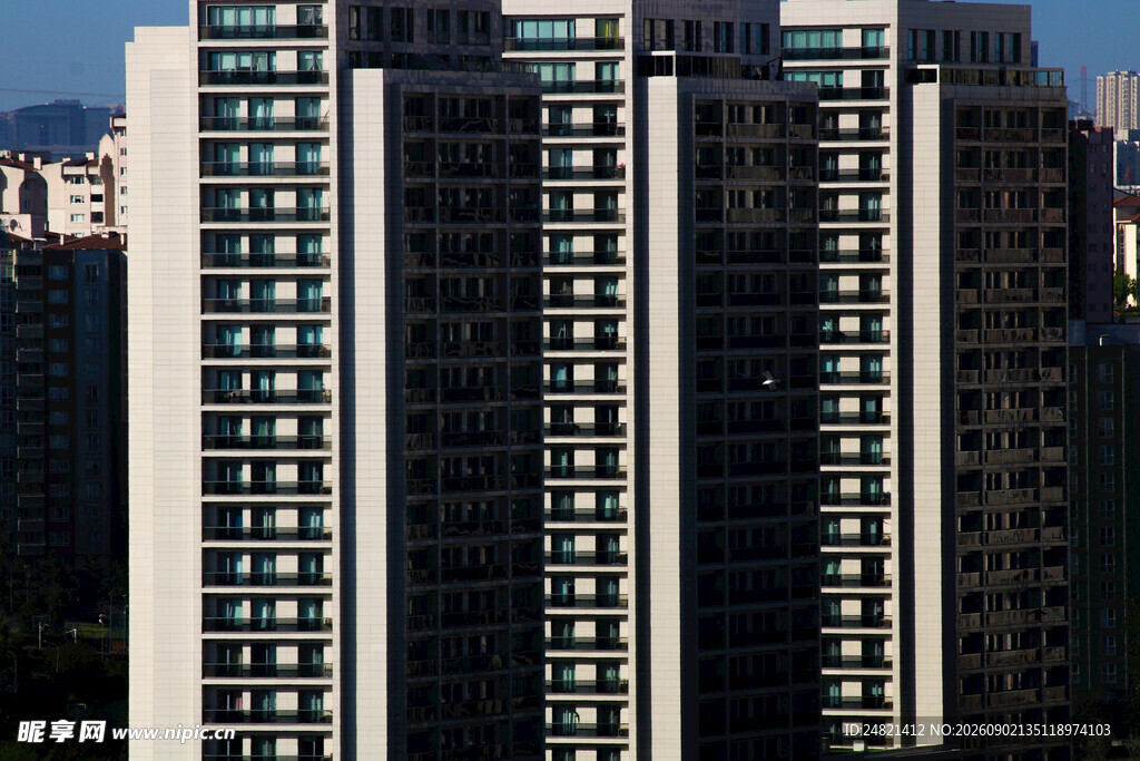 高层住宅楼外观