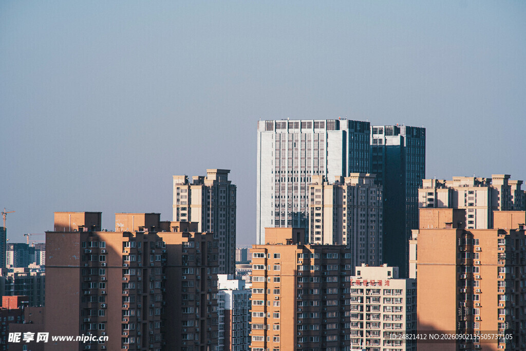城市高楼林立景观