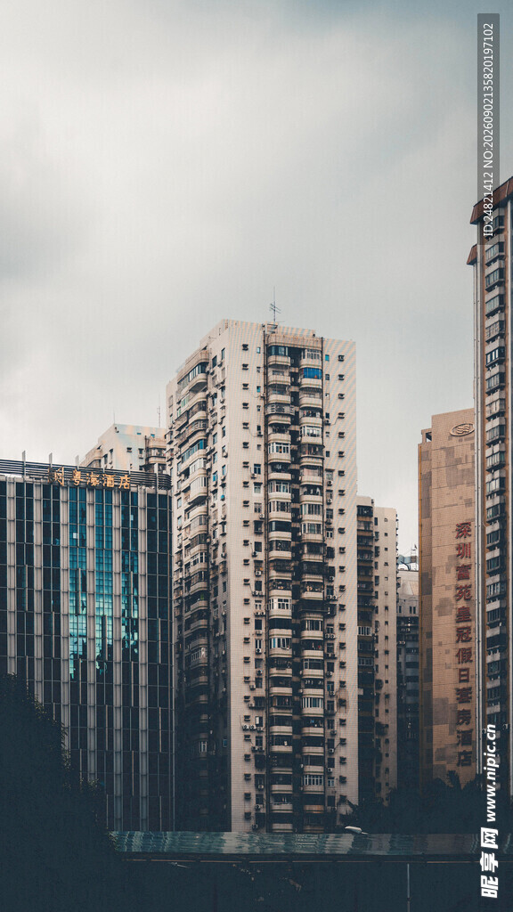 城市高楼景观