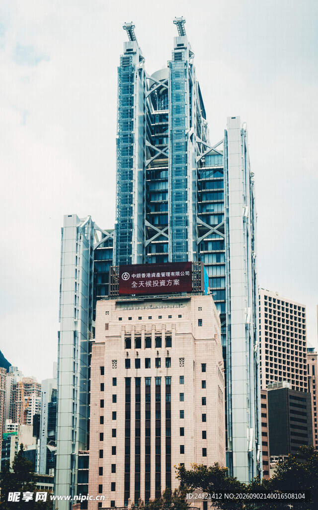 现代风格摩天大楼建筑群