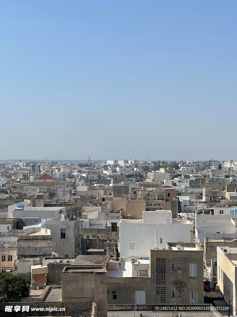 俯瞰城市建筑景观