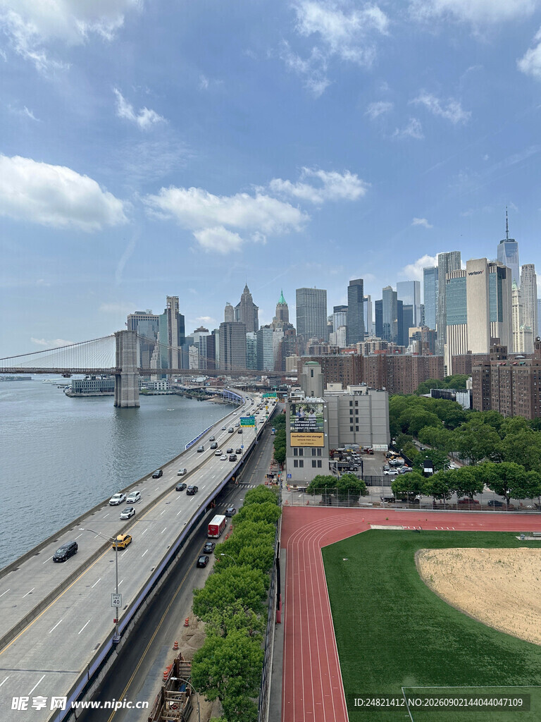 城市河畔景观与运动场地