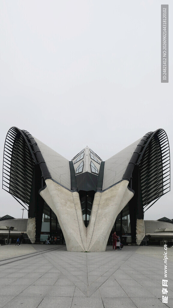 现代独特建筑外观