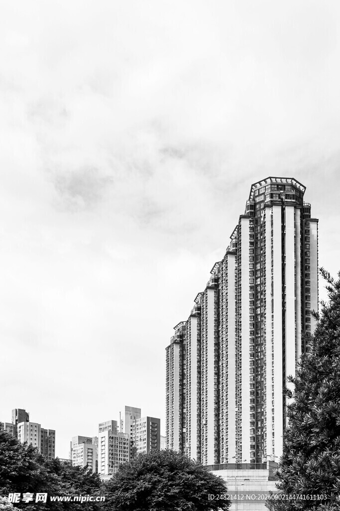 现代高楼建筑景观