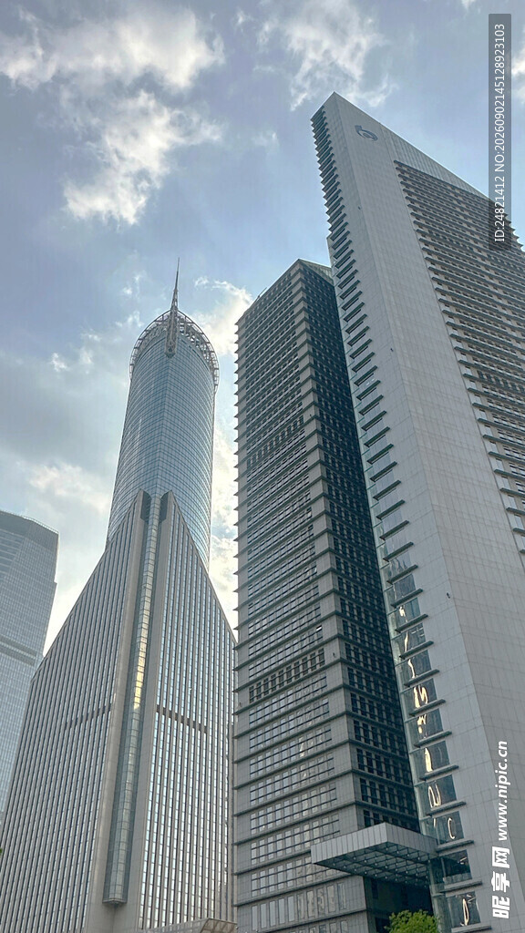 现代都市摩天大楼景观