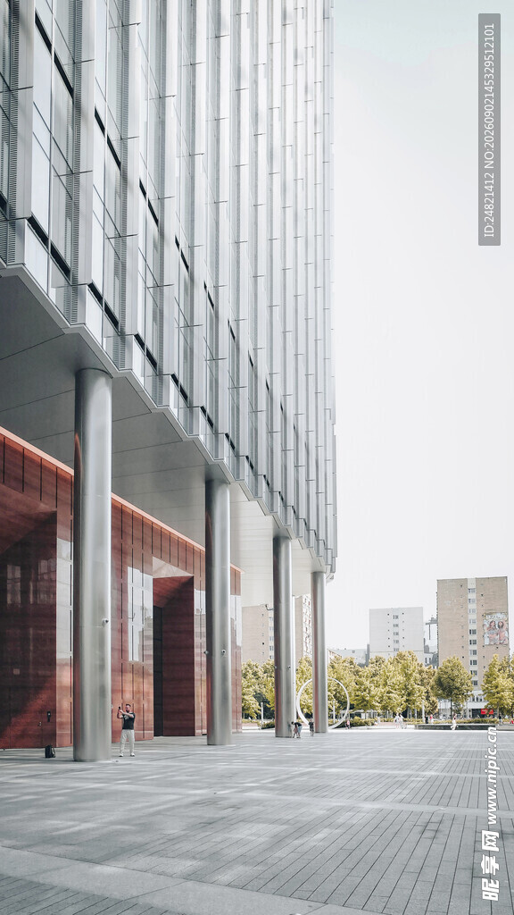 现代都市商务建筑外观