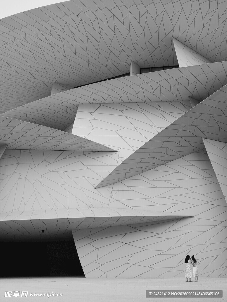 现代建筑内部空间独特景观