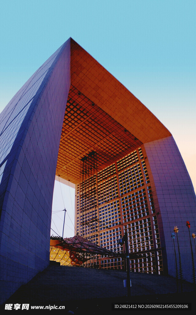 现代风格几何造型建筑
