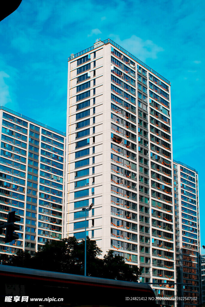 高层住宅楼群