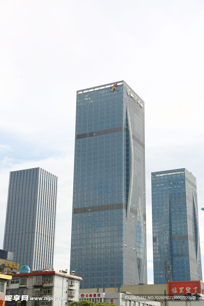 现代高楼大厦城市景观