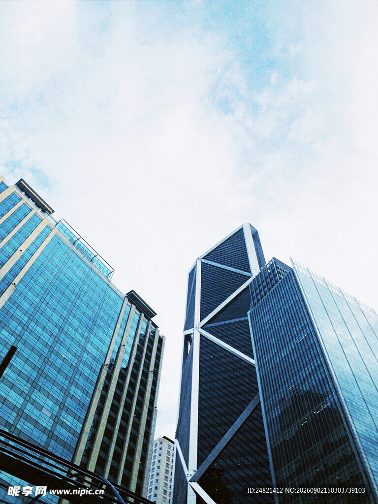 都市摩天大楼景观