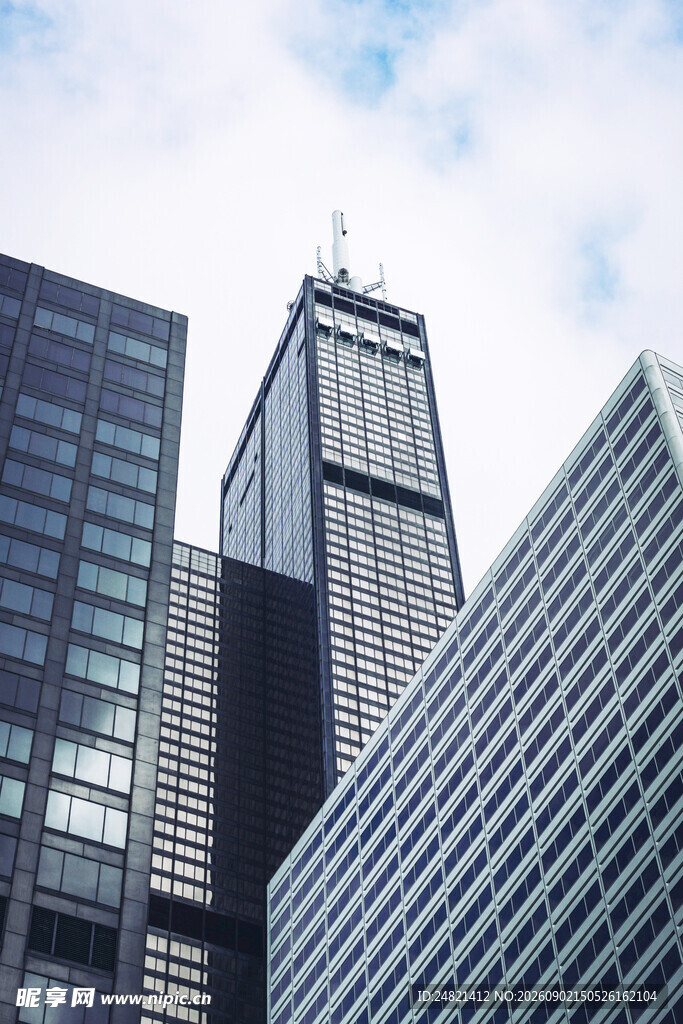 都市摩天大楼景观