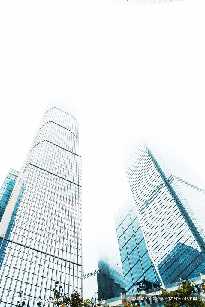 现代都市摩天大楼景观
