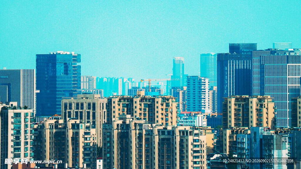 城市高楼景观