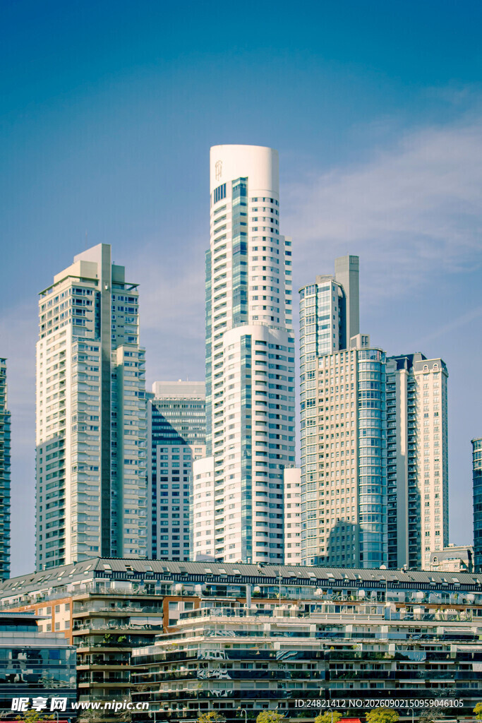 现代都市摩天大楼景观