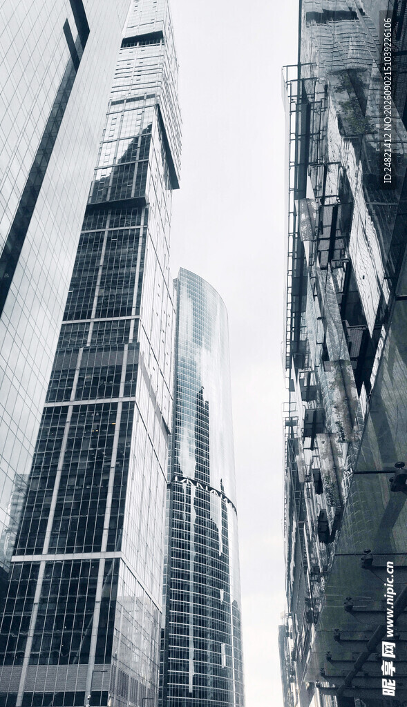 现代都市高楼景观