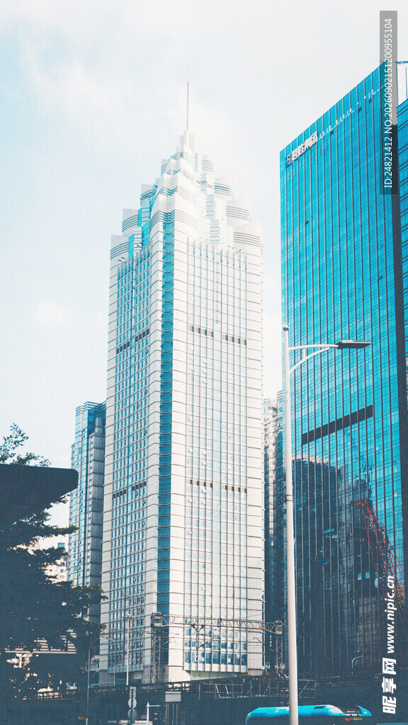 现代都市高楼大厦景观