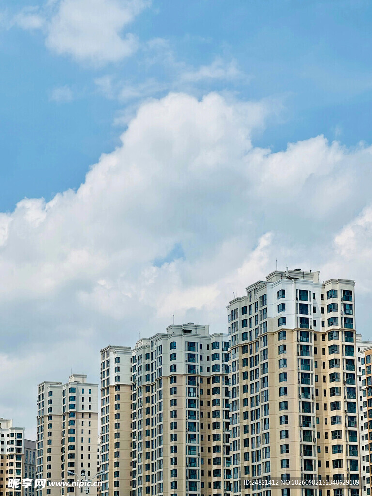 城市高楼林立景观