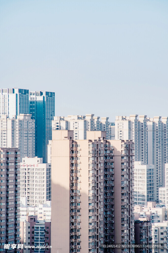 城市高楼林立景观