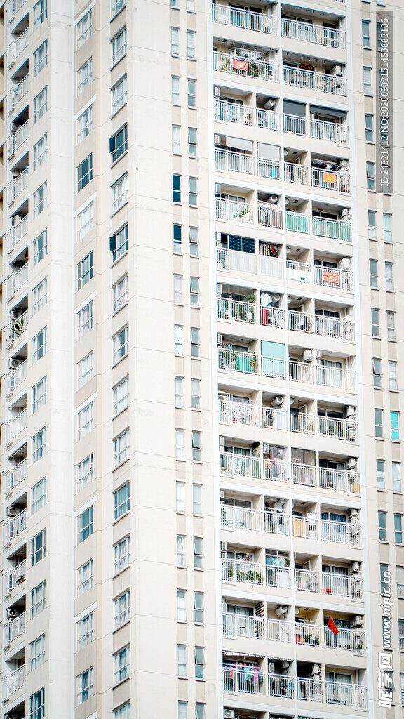 高楼密集的城市建筑景观