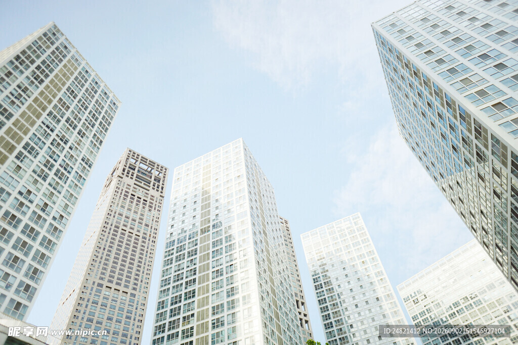 都市摩天大楼景观