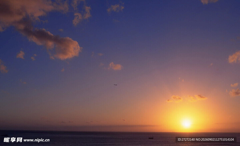 海上日落美景