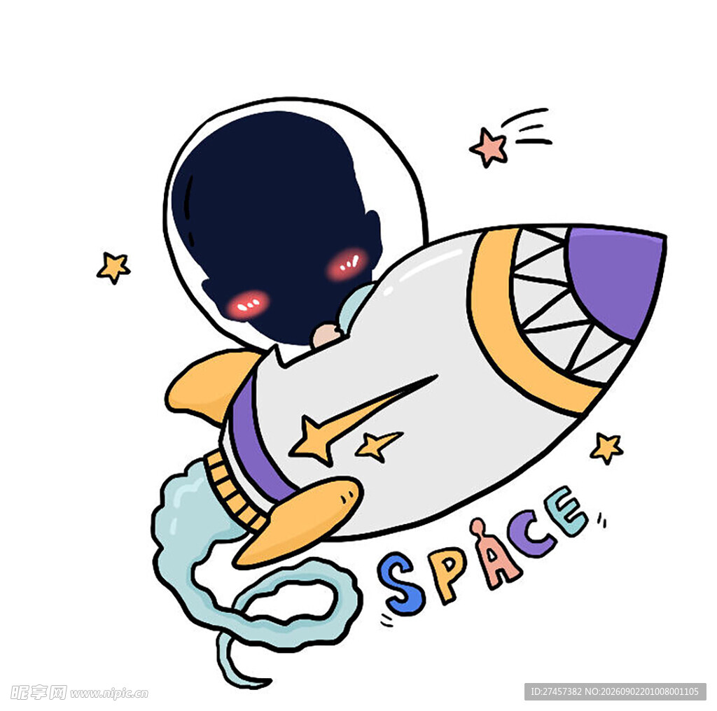 可爱外星人卡通人物迎宾牌