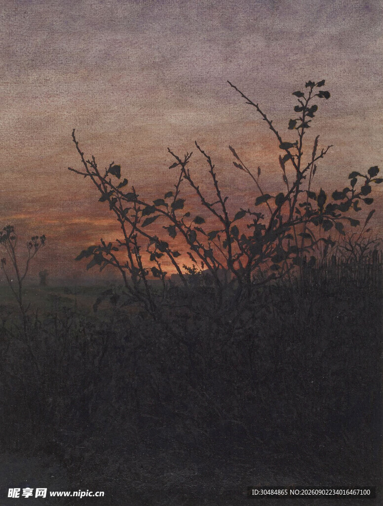 莱昂邦万水彩画