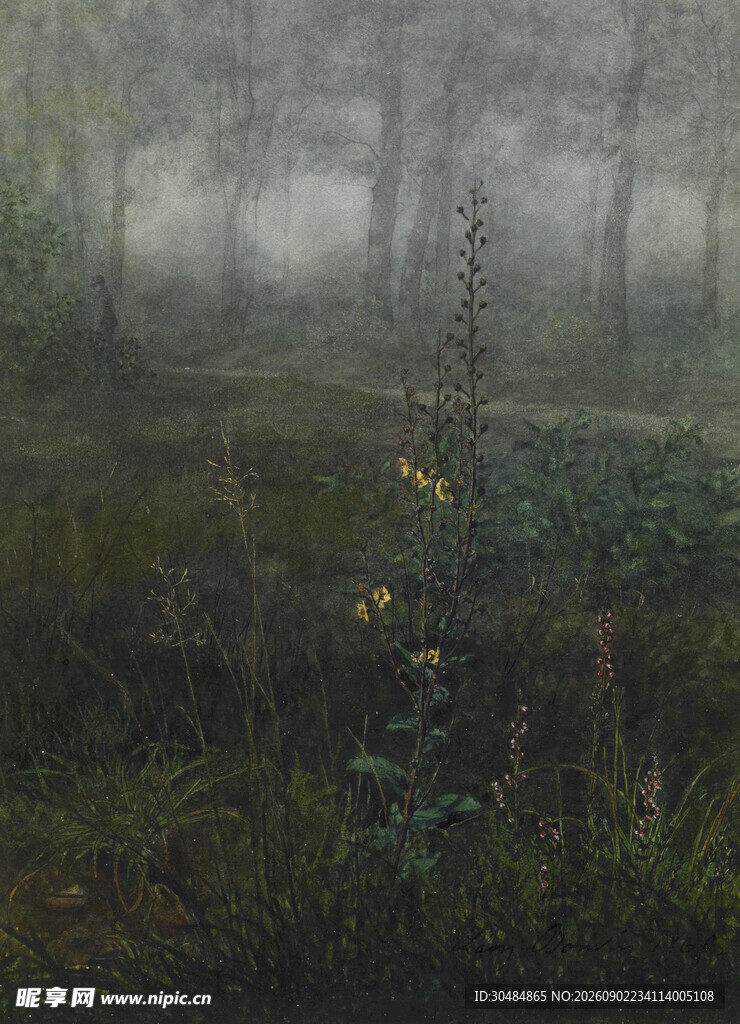 莱昂邦万油画