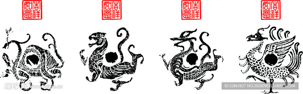 传统中式龙纹图案设计