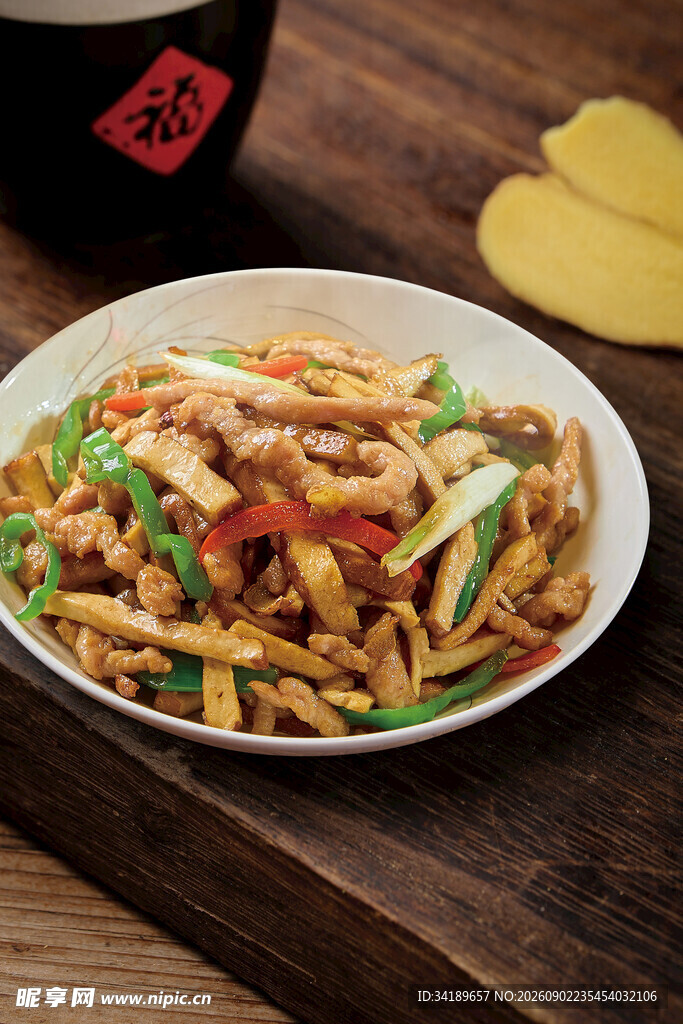 豆干炒肉丝